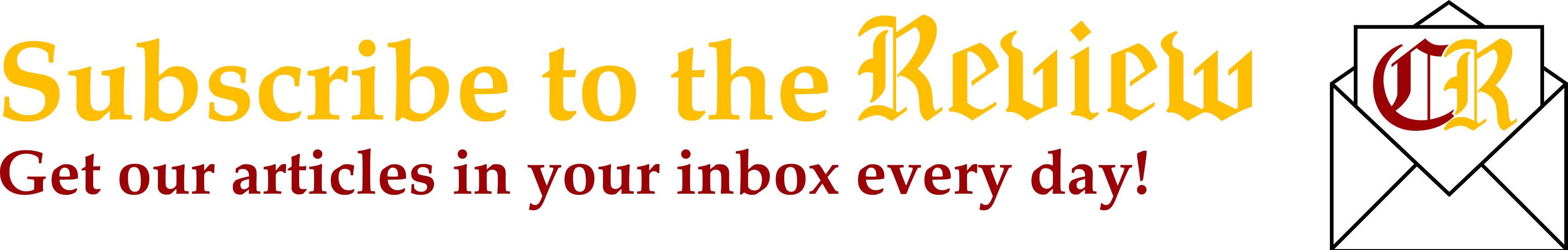 Subscribe to the Review